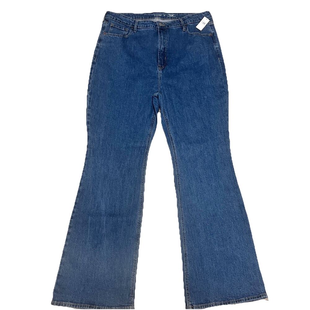 Old Navy Jeans Size 16 Womens Higher High Rise Flare Secret Smooth Pockets NWT
